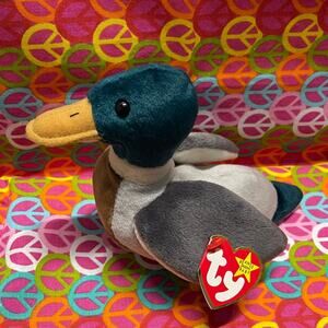 Ty Beanie Babies Jake The Mallard Duck Bird (Retired)